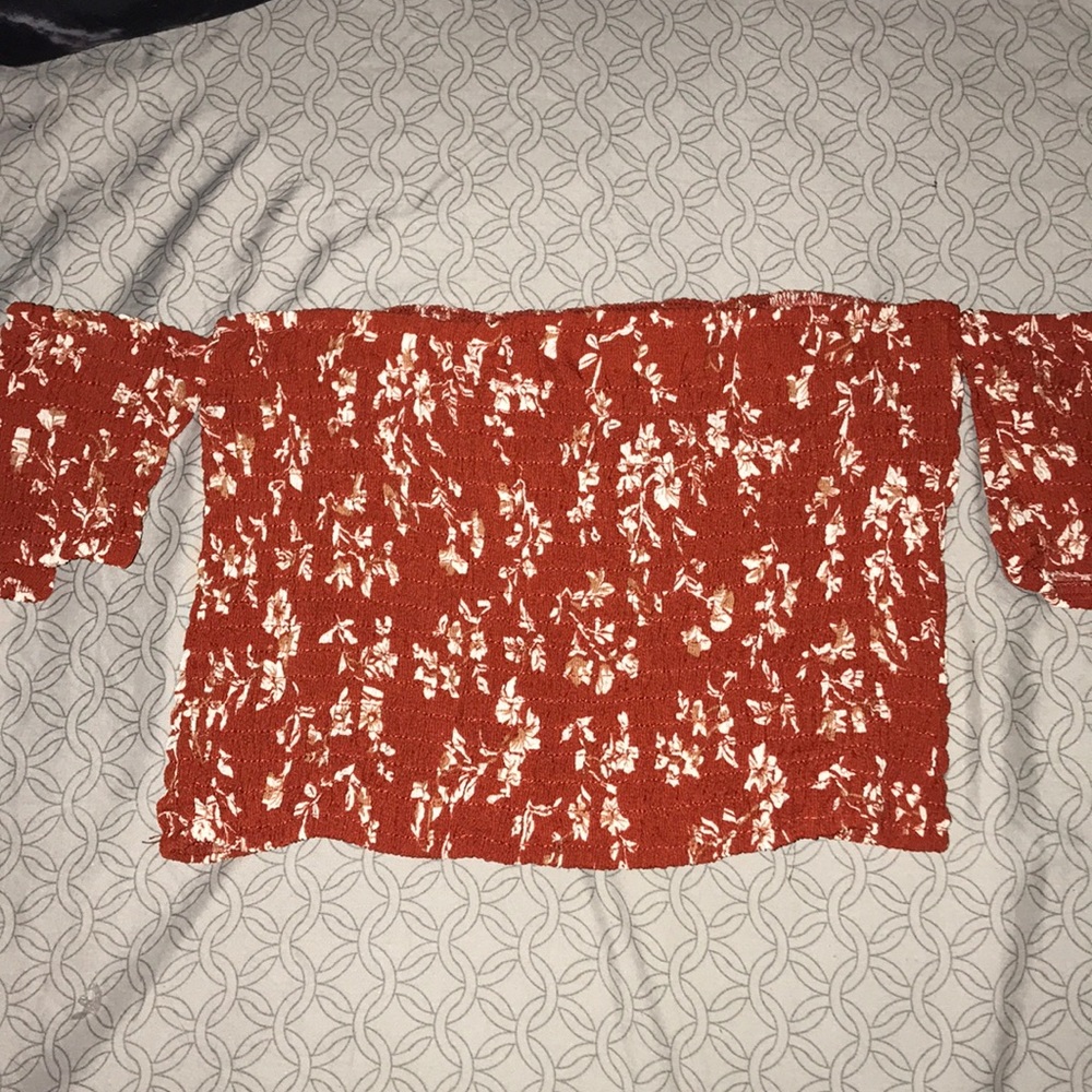 SHEIN women’s off the shoulder crop top